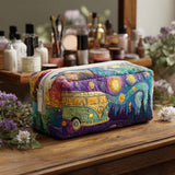 Quilted beauty case with starry travel NCU0PT9436