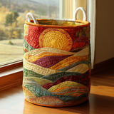 Quilted Laundry Basket — Sun