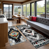 Non-slip kitchen rug with warm light and natural tones NCU0DK11054