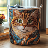 Quilted Laundry Basket — Sunny Cat