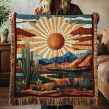 Woven Sunset Trails Blanket NCU0VH3427
