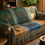 Quilted sofa cover with tree of life NCU0VT368