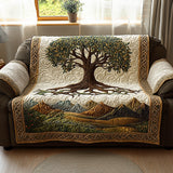 Quilted Sofa Cover with Tree of Life NCU0VT370