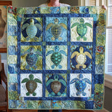 Quilted Blanket Turtle Tide NCU0TLUS403