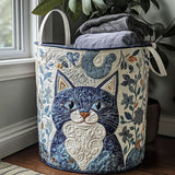 Quilted Laundry Basket — Cat Shape