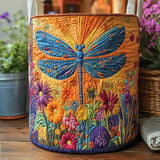 Quilted Laundry Basket — Vibrant Meadow
