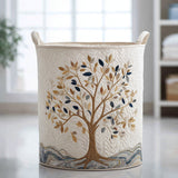 Quilted Laundry Basket — Vibrant Bloom