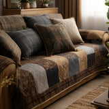Quilted Patchwork Sofa Cover NCU0VT365