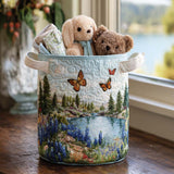Quilted Laundry Basket — Bluebonnet