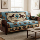 Quilted Sofa Cover Wild Harmony – for Living Room