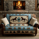 Quilted sofa cover with wild nature NCU0NT10654