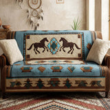 Quilted Sofa Cover Wild Harmony – for Living Room