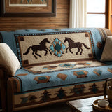 Quilted sofa cover with wild nature NCU0NT10654