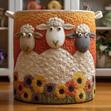 Quilted Laundry Basket in the Shape of a Sheep NCU0QN029