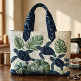 Quilted Marine Turtle Bag – Spacious and Lightweight