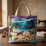 Quilted Bag in Lagoon Pattern – Spacious and Lightweight