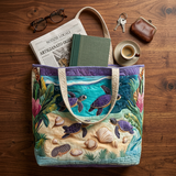 Quilted Bag in Lagoon Pattern – Spacious and Lightweight