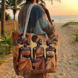 Quilted Beach and Travel Bag: Splendour of the Queens