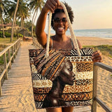 African Queen Beach Bag – Spacious